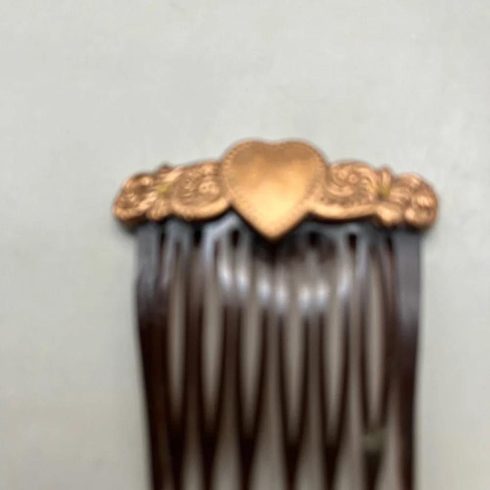 Vintage Gold and Brown Hair Accessory Set -Retro - Hollywood Style-Great Gift
